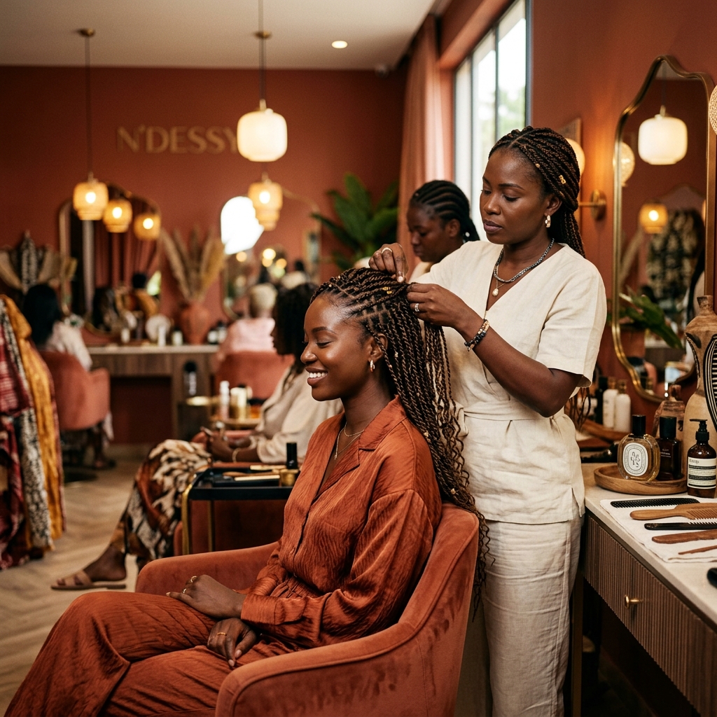 Coiffure élégante
